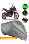 MotoEN  Vinleks Gri Ducati Multistrada 950 Uyumlu Motosiklet Brandası Lüx Kalite (Kilit Uyumlu) thumbnail 1