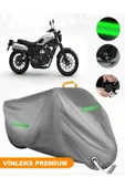 MotoEN  Vinleks Gri Honda CL 250 Uyumlu Motosiklet Brandası Lüx Kalite (Kilit Uyumlu) thumbnail 1