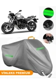 MotoEN  Vinleks Gri Honda CBF 600 Uyumlu Motosiklet Brandası Lüx Kalite (Kilit Uyumlu) thumbnail 1