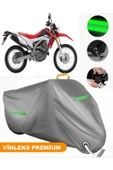 MotoEN  Vinleks Gri Honda CRF 250 L Uyumlu Motosiklet Brandası Lüx Kalite (Kilit Uyumlu) thumbnail 1