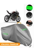 MotoEN  Vinleks Gri Ducati Panigale V4 SP Uyumlu Motosiklet Brandası Lüx Kalite (Kilit Uyumlu) thumbnail 1