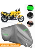 MotoEN  Vinleks Gri Kawasaki ZZR 250 Uyumlu Motosiklet Brandası Lüx Kalite (Kilit Uyumlu) thumbnail 1