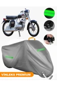 MotoEN  Vinleks Gri Jawa 250 Sport Uyumlu Motosiklet Brandası Lüx Kalite (Kilit Uyumlu) thumbnail 1