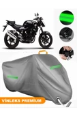 MotoEN  Vinleks Gri Hyosung GT 250 P Uyumlu Motosiklet Brandası Lüx Kalite (Kilit Uyumlu) thumbnail 1
