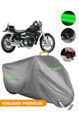 MotoEN  Vinleks Gri Kawasaki ZL 600 Uyumlu Motosiklet Brandası Lüx Kalite (Kilit Uyumlu) thumbnail 1