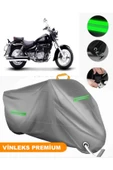MotoEN  Vinleks Gri Hyosung GV 250 Uyumlu Motosiklet Brandası Lüx Kalite (Kilit Uyumlu) thumbnail 1