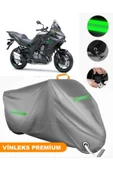 MotoEN  Vinleks Gri Kawasaki KLZ 1000 Versys Uyumlu Motosiklet Brandası Lüx Kalite (Kilit Uyumlu) thumbnail 1