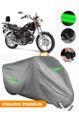 MotoEN  Vinleks Gri Kanuni Seyhan 250 Uyumlu Motosiklet Brandası Lüx Kalite (Kilit Uyumlu) thumbnail 1