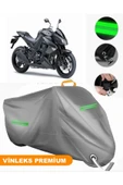 MotoEN  Vinleks Gri Kawasaki Z 1000 Uyumlu Motosiklet Brandası Lüx Kalite (Kilit Uyumlu) thumbnail 1