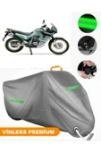 MotoEN  Vinleks Gri Honda XL 600 Transalp Uyumlu Motosiklet Brandası Lüx Kalite (Kilit Uyumlu) thumbnail 1