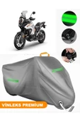 MotoEN  Vinleks Gri KTM 1290 Super Adventure S Uyumlu Motosiklet Brandası Lüx Kalite (Kilit Uyumlu) thumbnail 1