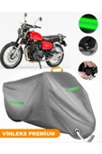 MotoEN  Vinleks Gri Jawa 650 Style Uyumlu Motosiklet Brandası Lüx Kalite (Kilit Uyumlu) - 1