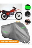 MotoEN  Vinleks Gri Honda XL 185 S Uyumlu Motosiklet Brandası Lüx Kalite (Kilit Uyumlu) thumbnail 1