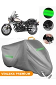 MotoEN  Vinleks Gri Keeway Land Cruiser 250 Uyumlu Motosiklet Brandası Lüx Kalite (Kilit Uyumlu) - 1