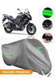 MotoEN  Vinleks Gri Kawasaki Versys 1000 Uyumlu Motosiklet Brandası Lüx Kalite (Kilit Uyumlu) thumbnail 1