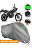 MotoEN  Vinleks Gri Hyosung RT 125 Uyumlu Motosiklet Brandası Lüx Kalite (Kilit Uyumlu) thumbnail 1