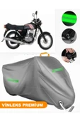 MotoEN  Vinleks Gri Jawa 250 Laser Uyumlu Motosiklet Brandası Lüx Kalite (Kilit Uyumlu) thumbnail 1