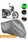 MotoEN  Vinleks Gri Kanuni BS 100 Uyumlu Motosiklet Brandası Lüx Kalite (Kilit Uyumlu) thumbnail 1
