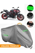 MotoEN  Vinleks Gri Kawasaki Z 650 Uyumlu Motosiklet Brandası Lüx Kalite (Kilit Uyumlu) thumbnail 1