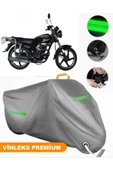 MotoEN  Vinleks Gri Kral Motor KR-125-7 Uyumlu Motosiklet Brandası Lüx Kalite (Kilit Uyumlu) thumbnail 1