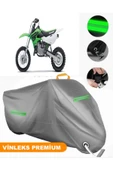 MotoEN  Vinleks Gri Kawasaki KX 65 Uyumlu Motosiklet Brandası Lüx Kalite (Kilit Uyumlu) thumbnail 1