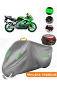 MotoEN  Vinleks Gri Kawasaki ZX-9 R Arka Çanta Uyumlu Motosiklet Brandası (Kilit Uyumlu) thumbnail 1