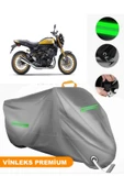 MotoEN  Vinleks Gri Kawasaki Z 900 RS Uyumlu Motosiklet Brandası Lüx Kalite (Kilit Uyumlu) thumbnail 1