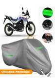 MotoEN  Vinleks Gri Honda XL 750 Transalp Uyumlu Motosiklet Brandası Lüx Kalite (Kilit Uyumlu) thumbnail 1