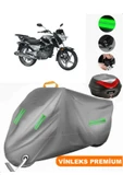 MotoEN  Vinleks Gri Kanuni Leopard Arka Çanta Uyumlu Motosiklet Brandası (Kilit Uyumlu) - 1