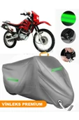 MotoEN  Vinleks Gri Lifan LF200GY-2 Uyumlu Motosiklet Brandası Lüx Kalite (Kilit Uyumlu) - 1