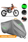 MotoEN  Vinleks Gri KTM 300 EXC TPI Uyumlu Motosiklet Brandası Lüx Kalite (Kilit Uyumlu) thumbnail 1