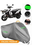 MotoEN  Vinleks Gri Kymco Agility Carry 50i 4T Uyumlu Motosiklet Brandası Lüx Kalite (Kilit Uyumlu) thumbnail 1