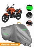 MotoEN  Vinleks Gri Lifan LF150T-9R Uyumlu Motosiklet Brandası Lüx Kalite (Kilit Uyumlu) thumbnail 1