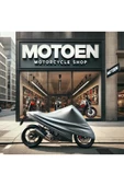 MotoEN  Vinleks Gri Kymco Agility City 200 i Arka Çanta Uyumlu Motosiklet Brandası (Kilit Uyumlu) - 3