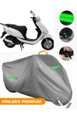 MotoEN  Vinleks Gri Mondial 100 Masti X Uyumlu Motosiklet Brandası Lüx Kalite (Kilit Uyumlu) - 1