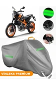 MotoEN  Vinleks Gri KTM 690 Duke R Uyumlu Motosiklet Brandası Lüx Kalite (Kilit Uyumlu) thumbnail 1