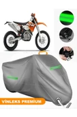 MotoEN  Vinleks Gri KTM 400 SXC Uyumlu Motosiklet Brandası Lüx Kalite (Kilit Uyumlu) thumbnail 1