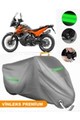 MotoEN  Vinleks Gri KTM 890 Adventure Uyumlu Motosiklet Brandası Lüx Kalite (Kilit Uyumlu) thumbnail 1