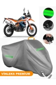 MotoEN  Vinleks Gri KTM 890 Adventure R Uyumlu Motosiklet Brandası Lüx Kalite (Kilit Uyumlu) thumbnail 1