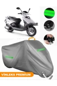 MotoEN  Vinleks Gri Kuba Rocca 100 Uyumlu Motosiklet Brandası Lüx Kalite (Kilit Uyumlu) thumbnail 1