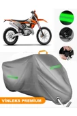 MotoEN  Vinleks Gri KTM 250 EXC TPI Uyumlu Motosiklet Brandası Lüx Kalite (Kilit Uyumlu) thumbnail 1