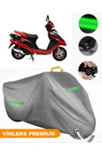 MotoEN  Vinleks Gri Mondial 100 RT Uyumlu Motosiklet Brandası Lüx Kalite (Kilit Uyumlu) thumbnail 1