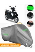 MotoEN  Vinleks Gri Kymco Movie XL 150 Uyumlu Motosiklet Brandası Lüx Kalite (Kilit Uyumlu) thumbnail 1