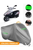 MotoEN  Vinleks Gri Kuba Hasat 100 Uyumlu Motosiklet Brandası Lüx Kalite (Kilit Uyumlu) - 1