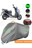 MotoEN  Vinleks Gri Kymco Xtown 125i Arka Çanta Uyumlu Motosiklet Brandası (Kilit Uyumlu) thumbnail 1