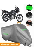 MotoEN  Vinleks Gri Kymco CK 125 Pulsar Uyumlu Motosiklet Brandası Lüx Kalite (Kilit Uyumlu) thumbnail 1