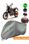 MotoEN  Vinleks Gri KTM 690 Duke R Arka Çanta Uyumlu Motosiklet Brandası (Kilit Uyumlu) thumbnail 1
