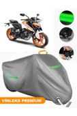 MotoEN  Vinleks Gri KTM 250 Duke ABS Uyumlu Motosiklet Brandası Lüx Kalite (Kilit Uyumlu) thumbnail 1
