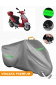 MotoEN  Vinleks Gri Mondial 50 TT Uyumlu Motosiklet Brandası Lüx Kalite (Kilit Uyumlu) thumbnail 1