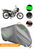 MotoEN  Vinleks Gri Mondial 150 MC Uyumlu Motosiklet Brandası Lüx Kalite (Kilit Uyumlu) thumbnail 1